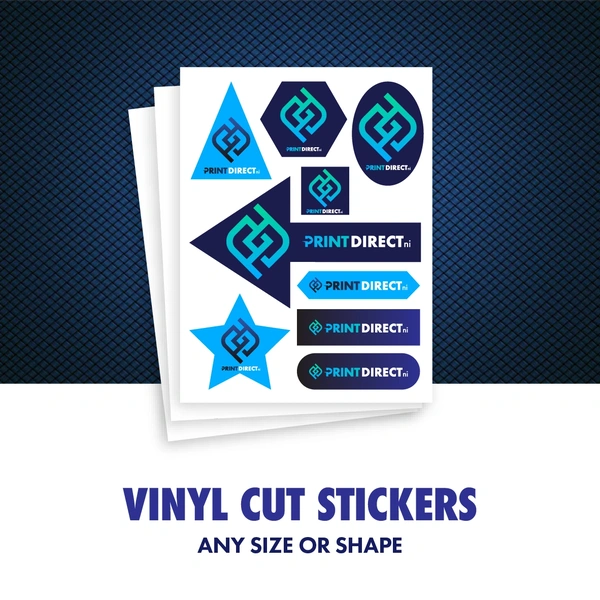  Vinyl Cut Stickers  -  Any Size Or Shape