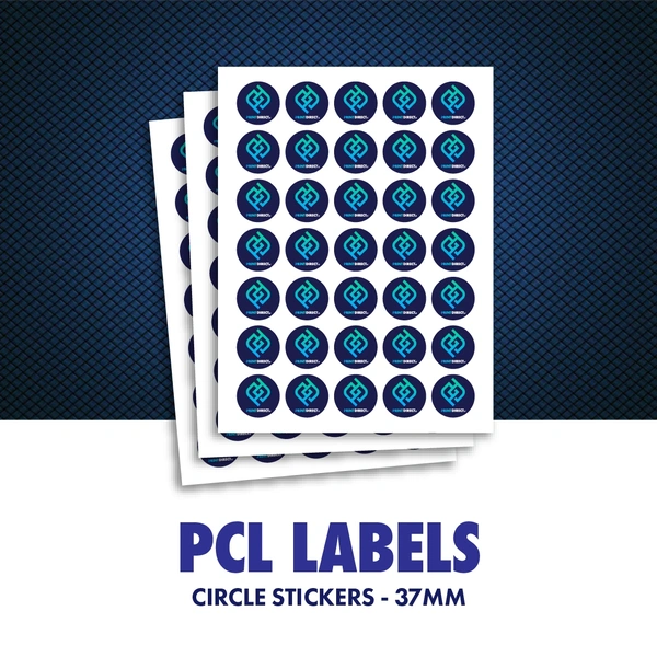  Circle Stickers  -  37 Mm